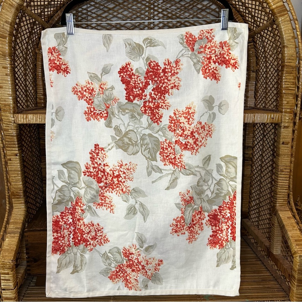 Williams Sonoma linen/cotton blend queen pillow shams set of 2